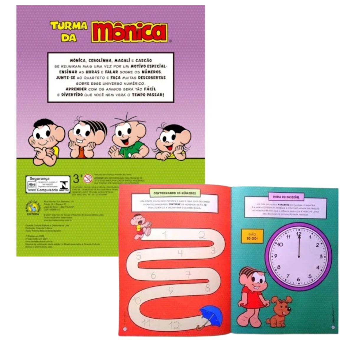Kit 3 Livros Infantil Turma Da Mônica: Que Horas São + Lousa Magnética + 101 Primeiros Desenhos - Ciranda Cultural Kit 3 Livros Infantil Turma Da Mônica: Que Horas São + Lousa Magnética + 101 Primeiros Desenhos - Ciranda Cultural